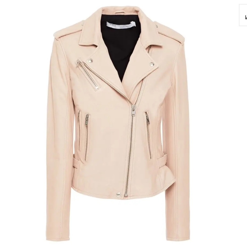 IRO Newhan Leather Moto Jacket